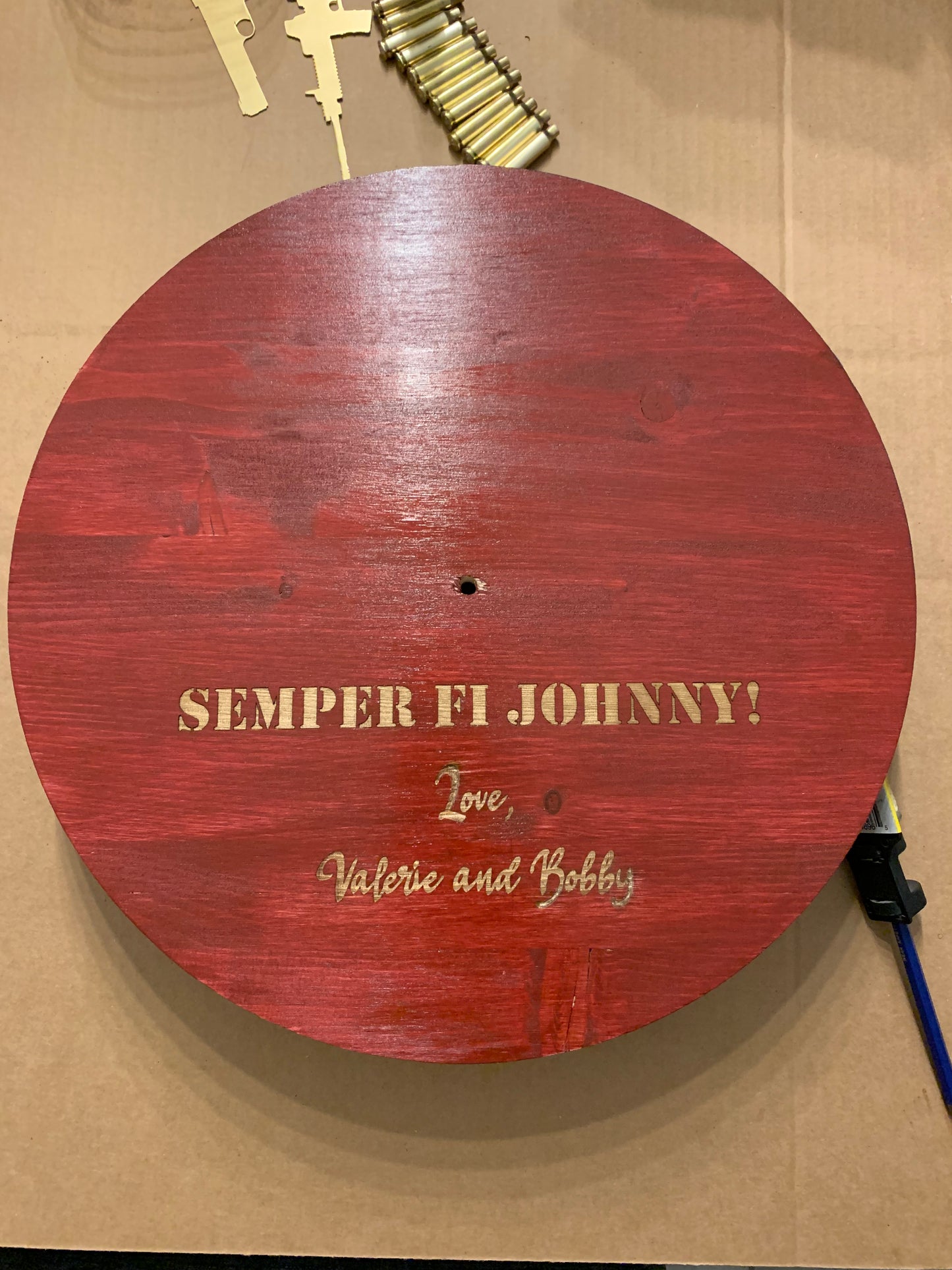 Personalized Laser Engraved Custom Clock