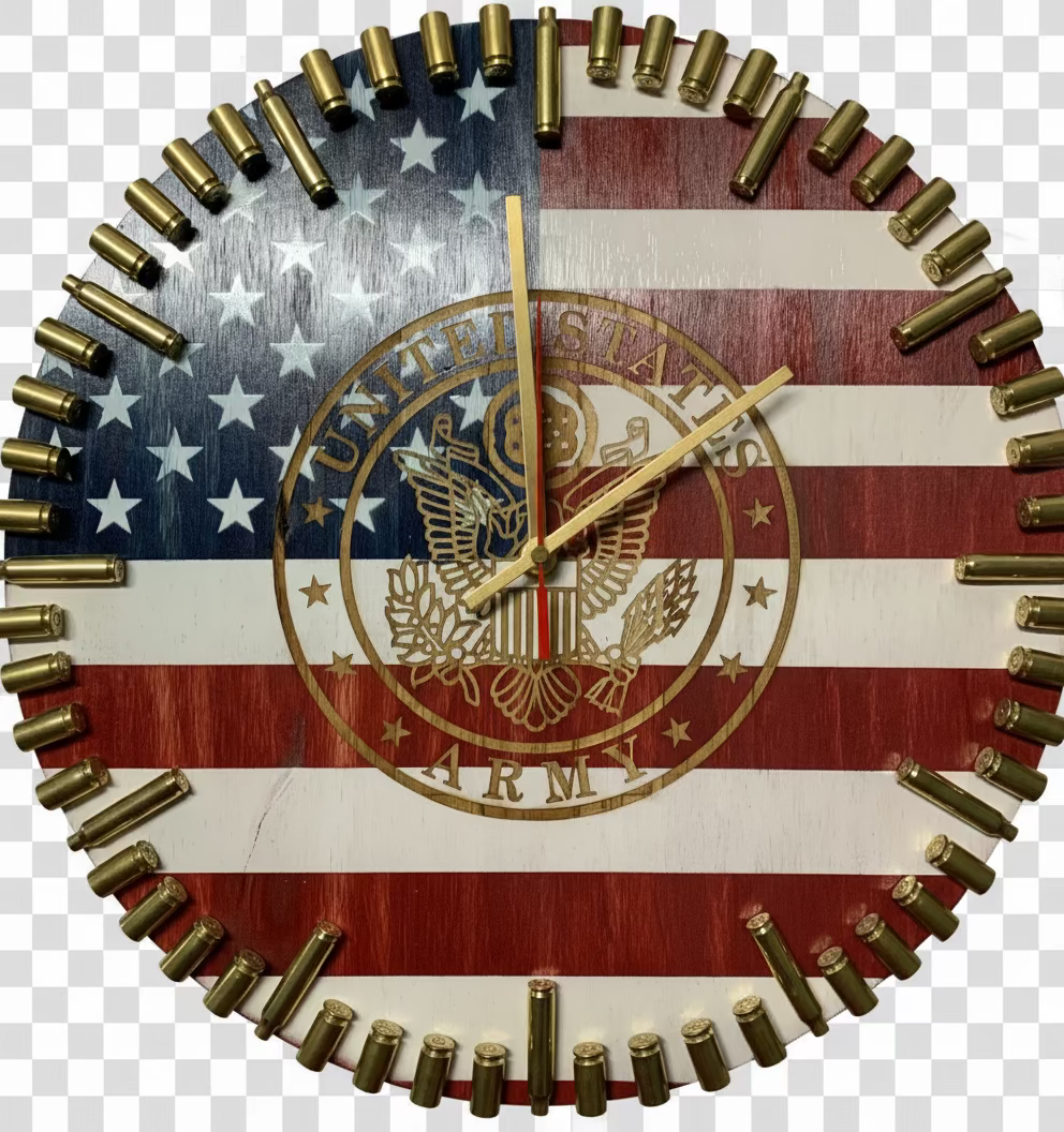 Personalized Laser Engraved Custom Clock