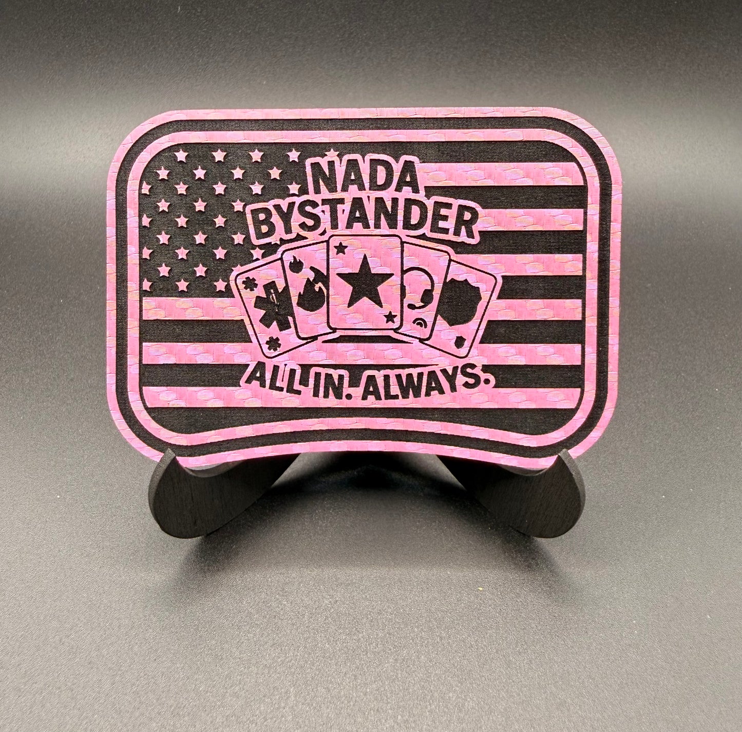 All In (Pink Edition) – Nada Bystander Trucker Hat