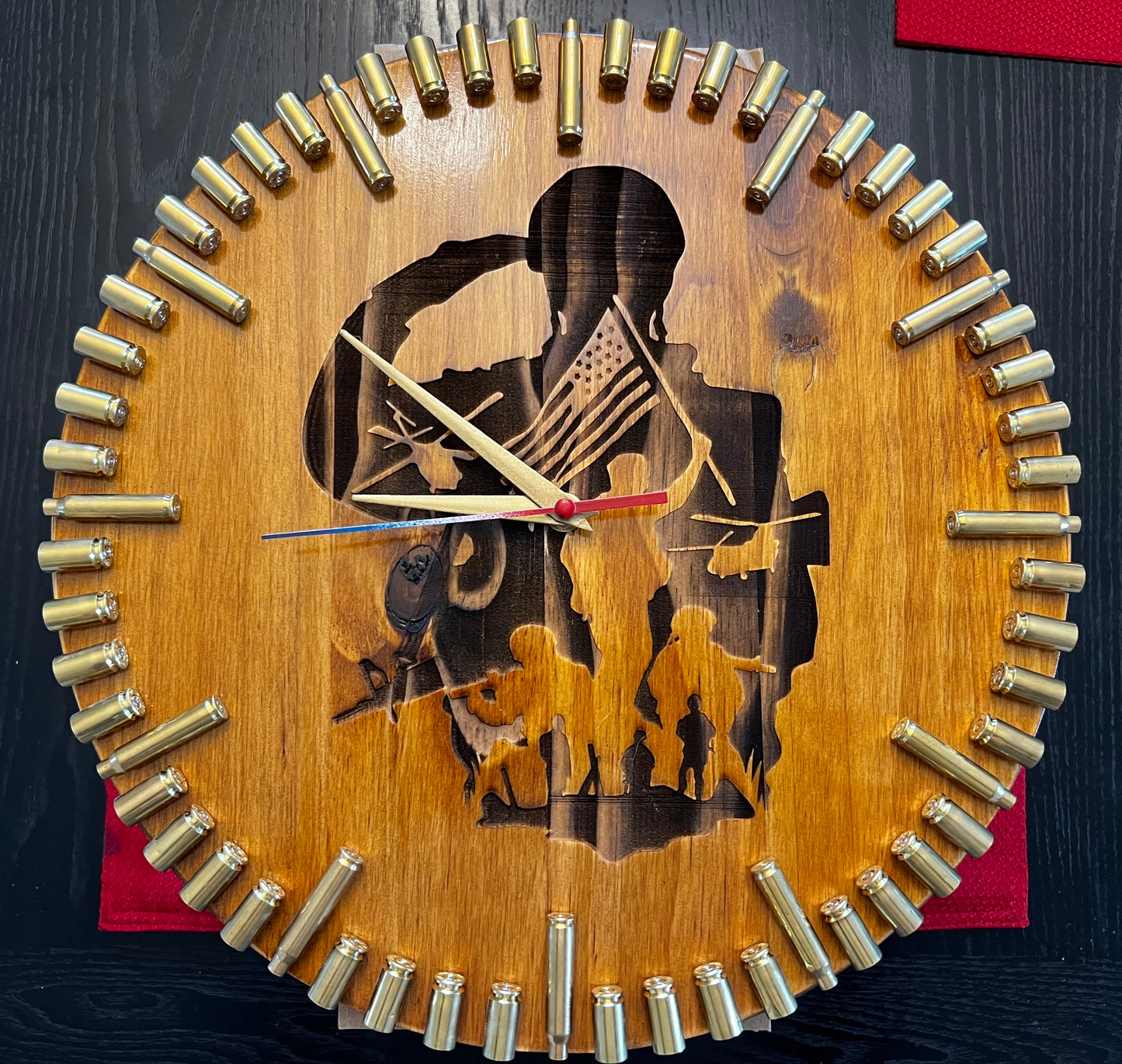 Veteran Clock 14" Wall Clock