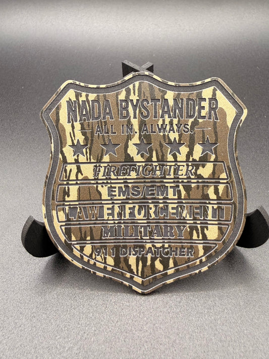 First Responder Unity Shield Leatherette Patch with adhesive