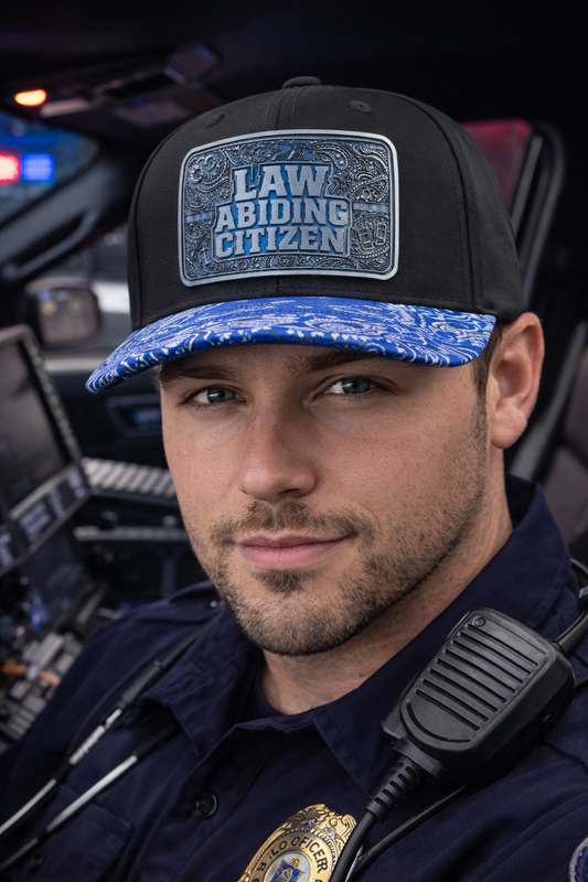 Law Abiding Citizen – Law Enforcement Trucker Hat | Nada Bystander