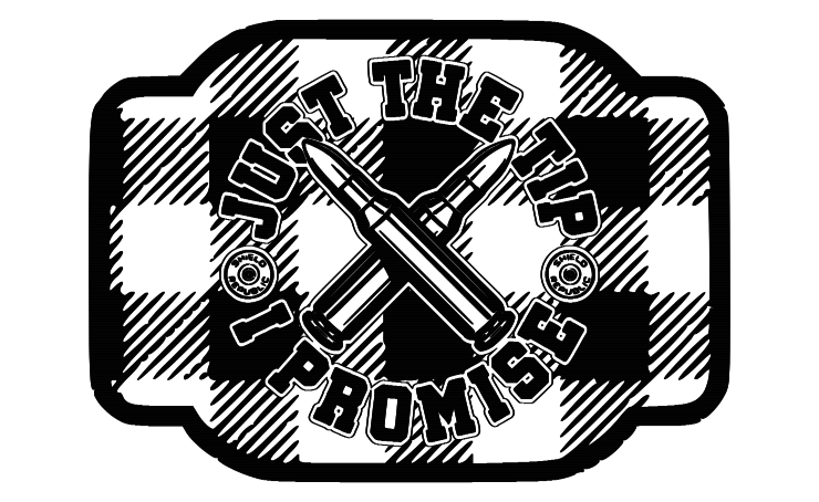 Just the Tip Patch Design .svg for Leather engraving, sublimation, or printing (digital file)