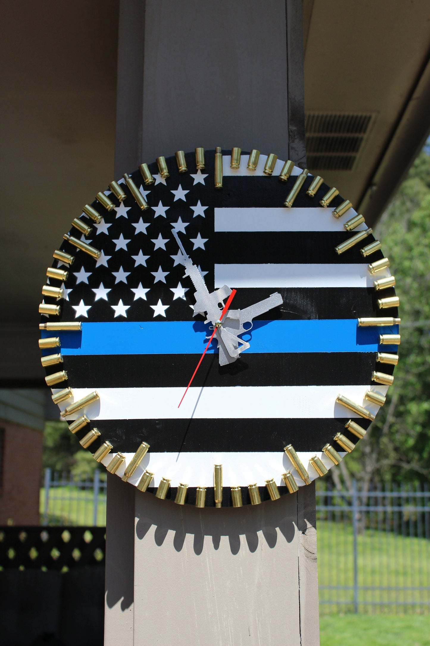 Personalized Laser Engraved Custom Clock. AR15 and .45 1911 clock hands and Personalization available. Message for details!