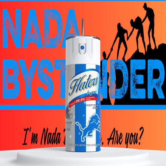 Detroit Lions Hater Spray 20oz Skinny Tumbler