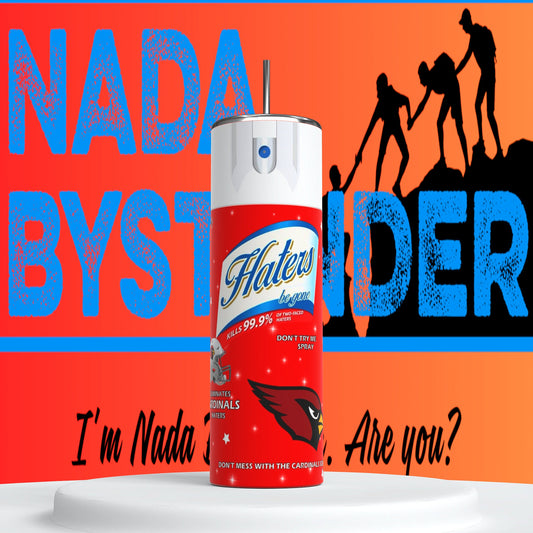 Arizona Cardinals Hater Spray 20oz Skinny Tumbler