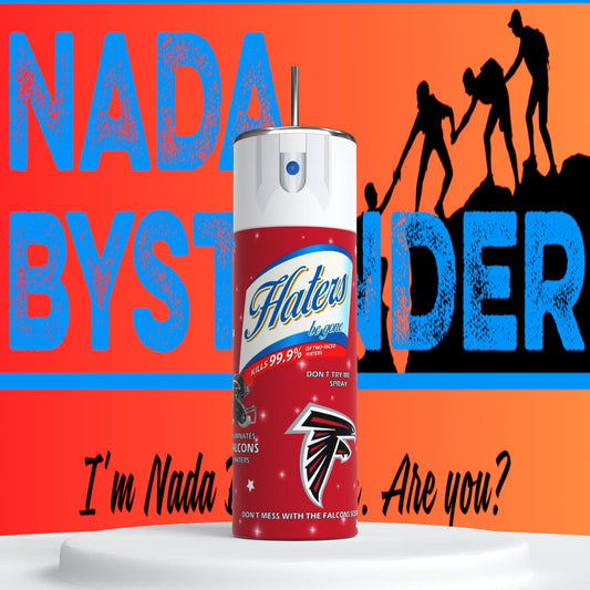 Atlanta Falcons Hater Spray 20oz Skinny Tumbler