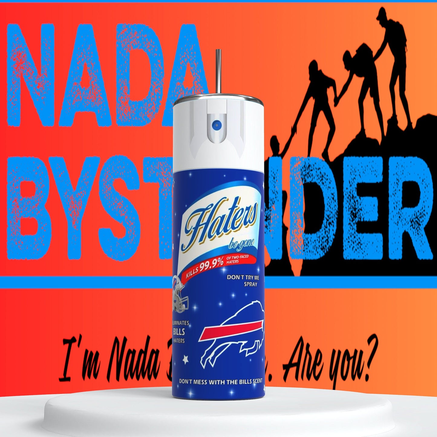 Buffalo Bills Hater Spray 20oz Skinny Tumbler