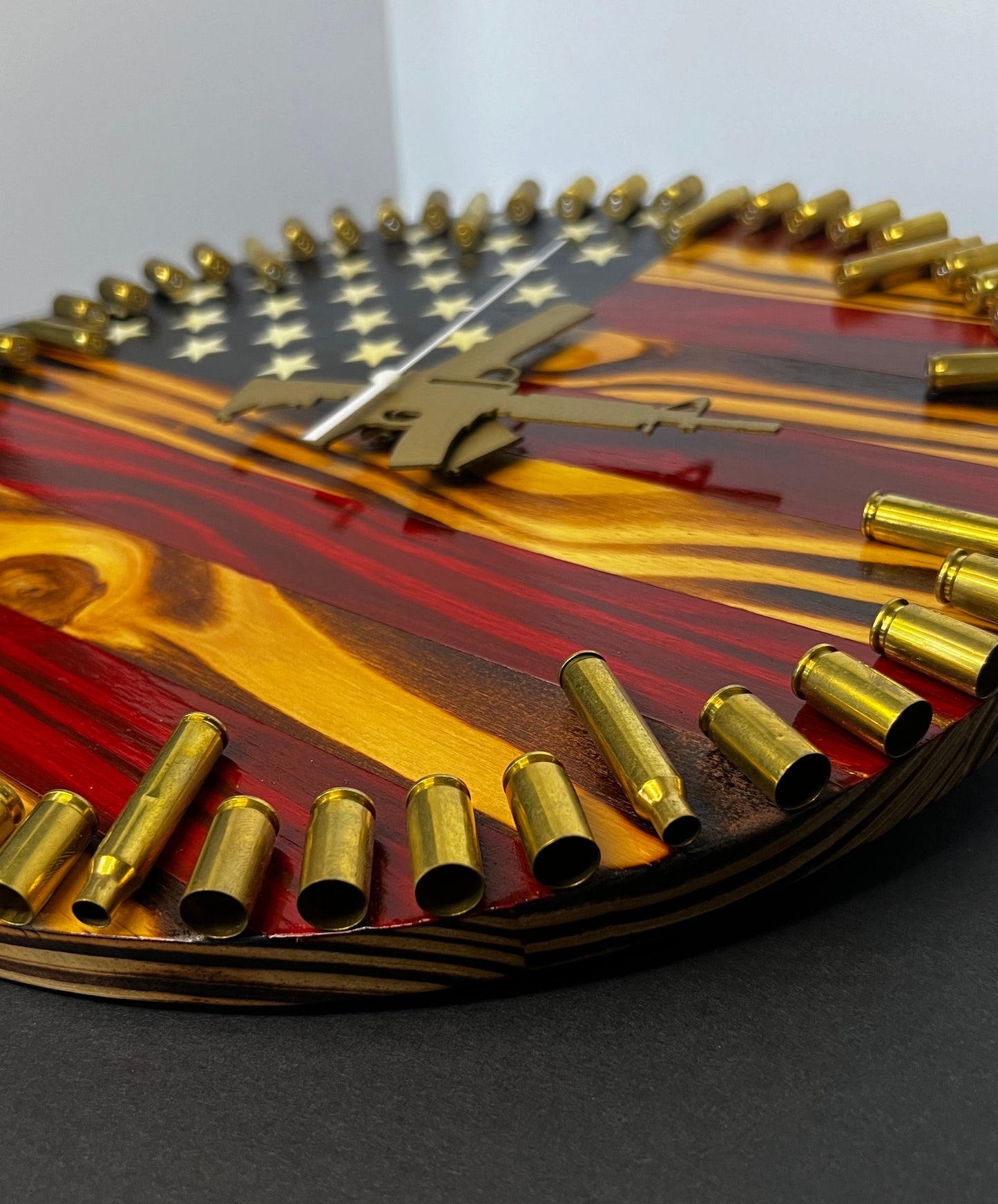 American Flag Clock