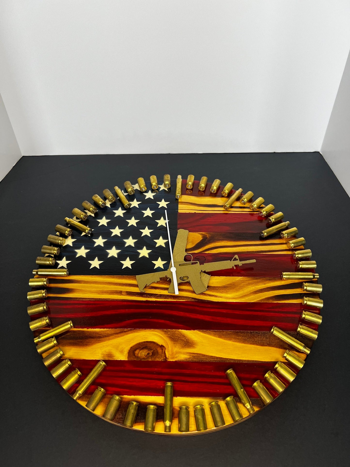 American Flag Clock