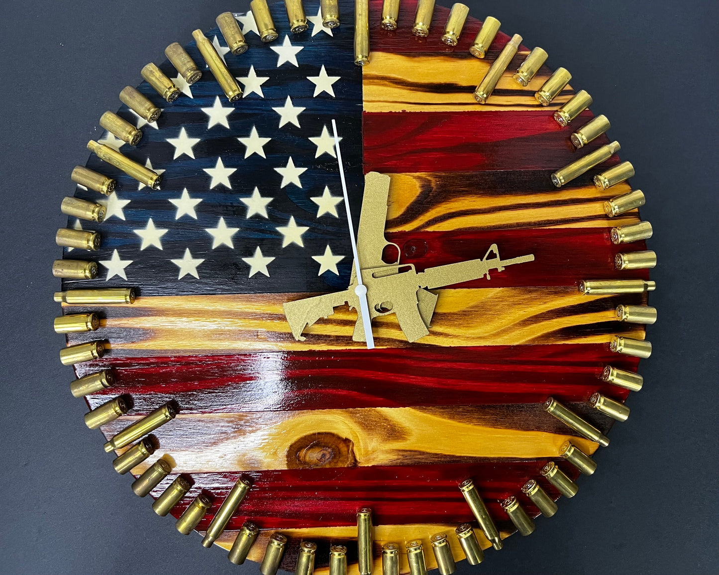 American Flag Clock