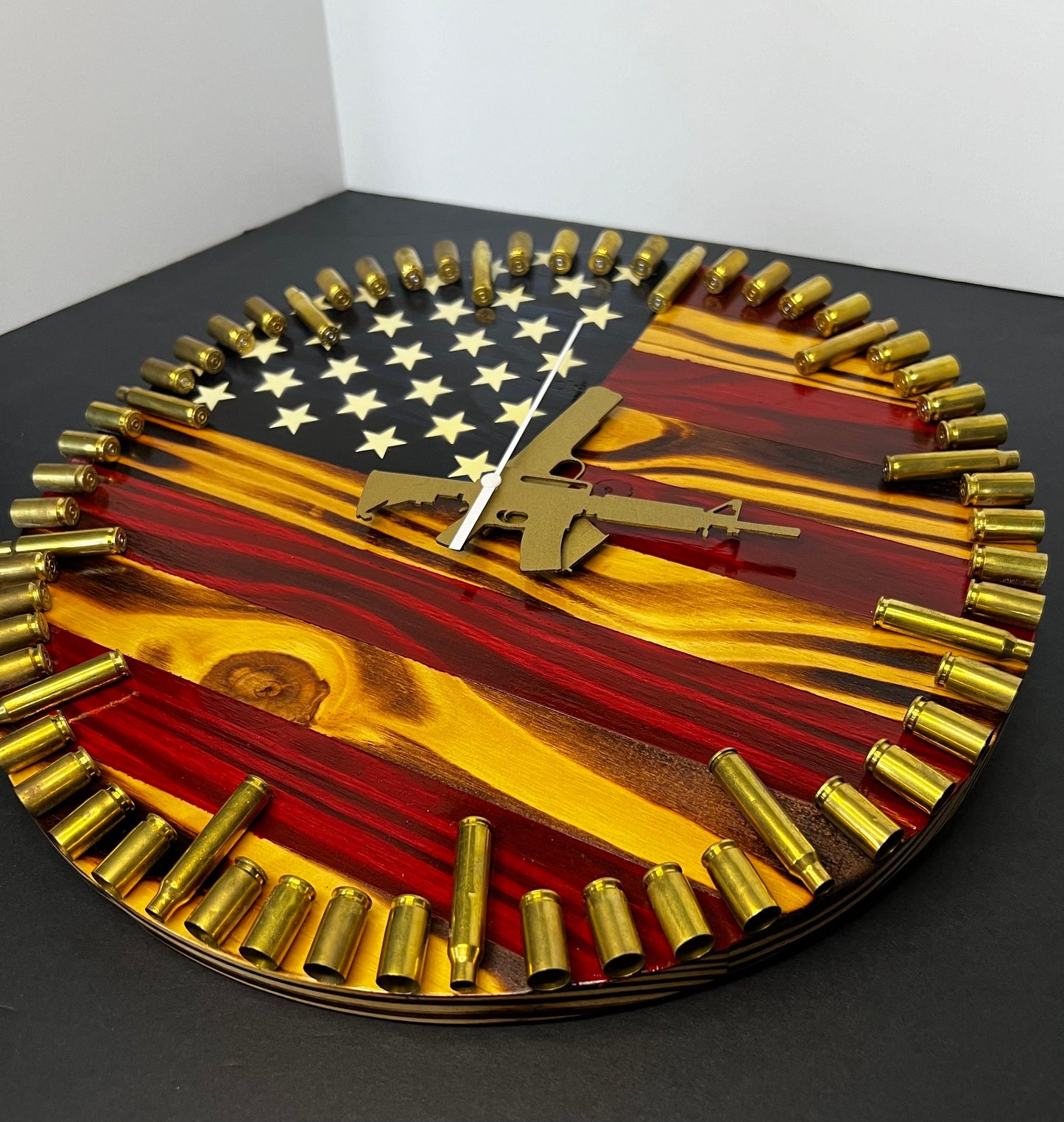 American Flag Clock