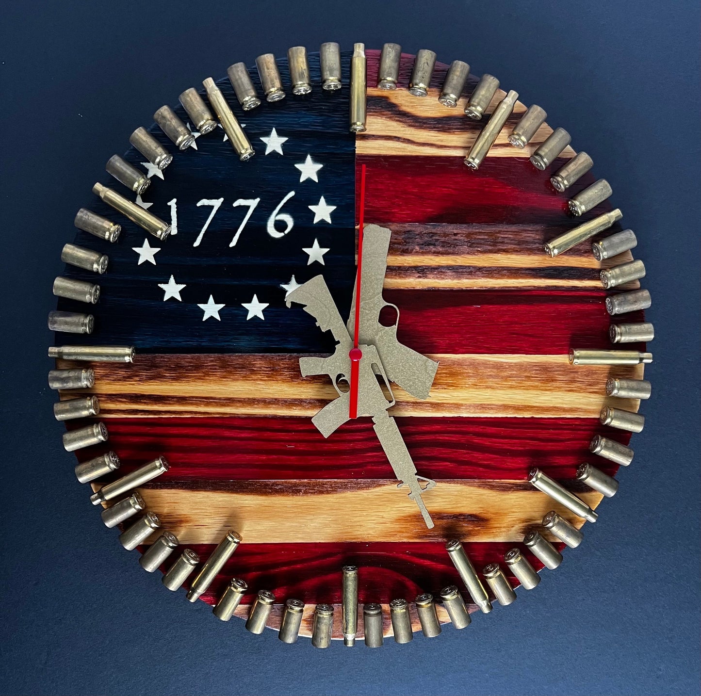 American Flag Clock