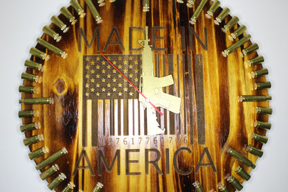 Personalized Laser Engraved  Custom Clock. AR15 and .45 1911 clock hands and Personalization available. Message for details!
