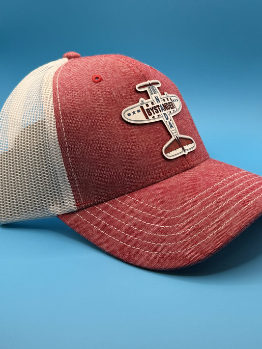 Nada Bystander Branded Patriotic Flyer Acrylic Patch Trucker Hat