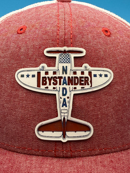 Nada Bystander Branded Patriotic Flyer Acrylic Patch Trucker Hat
