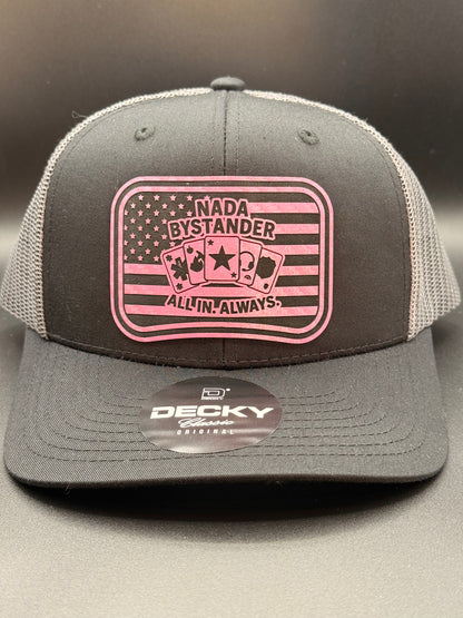 All In (Pink Edition) – Nada Bystander Trucker Hat