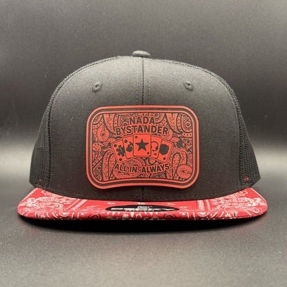 All In (Bandana Edition) – Nada Bystander Trucker Hat