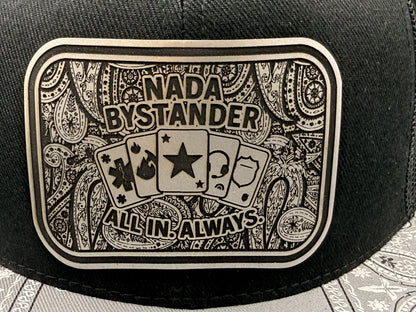 All In (Silver Bandana Edition) – Nada Bystander Trucker Hat