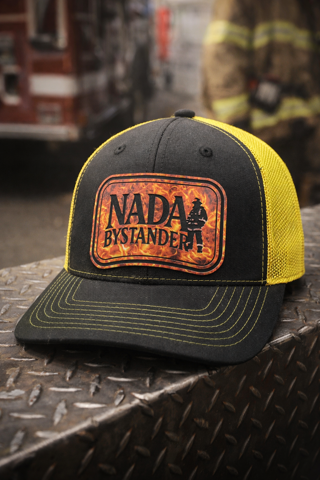 Nada Bystander Fire Edition Trucker Hat