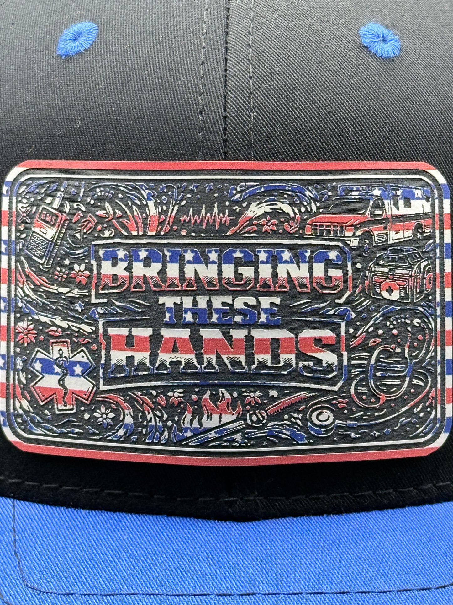 Bringing These Hands – EMS Trucker Hat | Nada Bystander