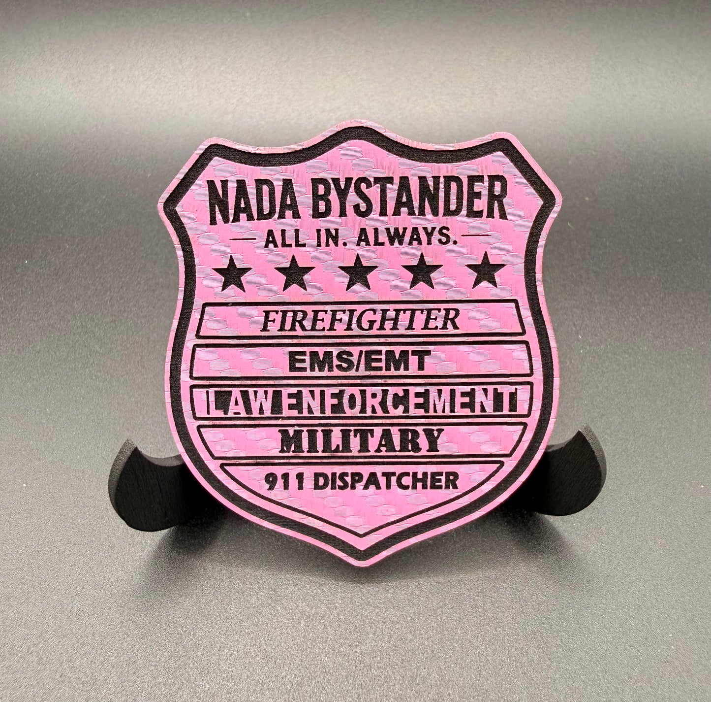 First Responder Unity Shield Leatherette Patch with adhesive