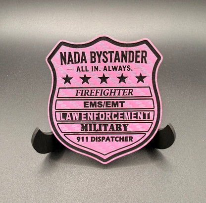 First Responder Unity Shield Leatherette Patch with adhesive