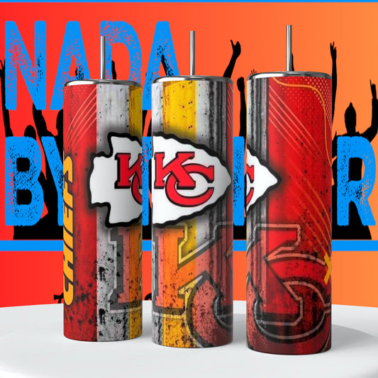 Kansas City Chiefs 20oz Skinny Tumbler