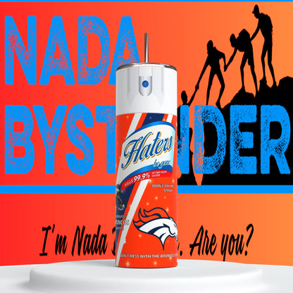 Denver Broncos Hater Spray 20oz Skinny Tumbler