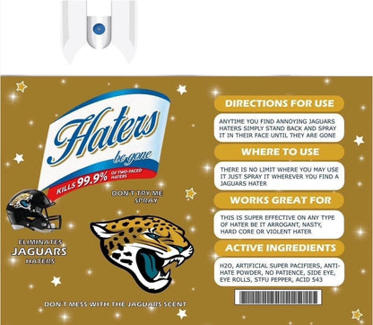 Jacksonville Jaguars Hater Spray 20oz Skinny Tumbler
