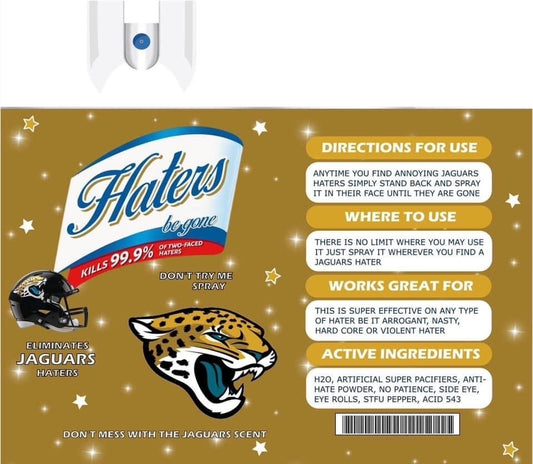 Jacksonville Jaguars Hater Spray 20oz Skinny Tumbler