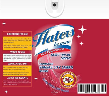 Kansas City Chiefs Hater Spray 20oz Skinny Tumbler